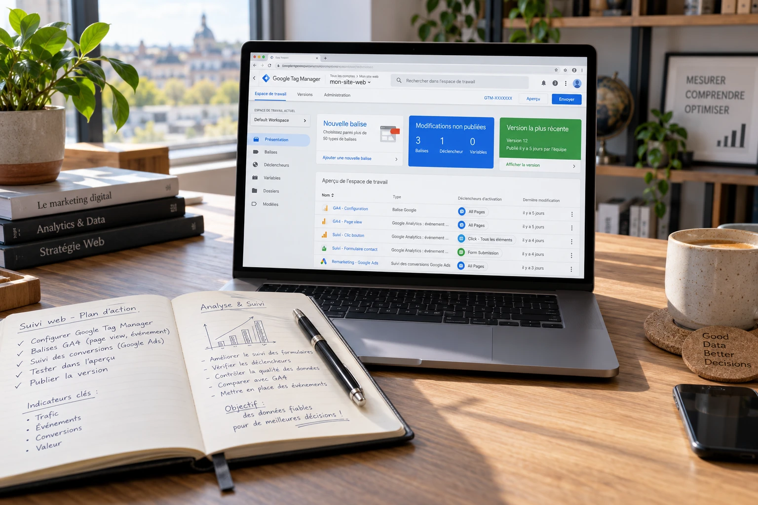 Configurer Google Tag Manager : le guide pas à pas
