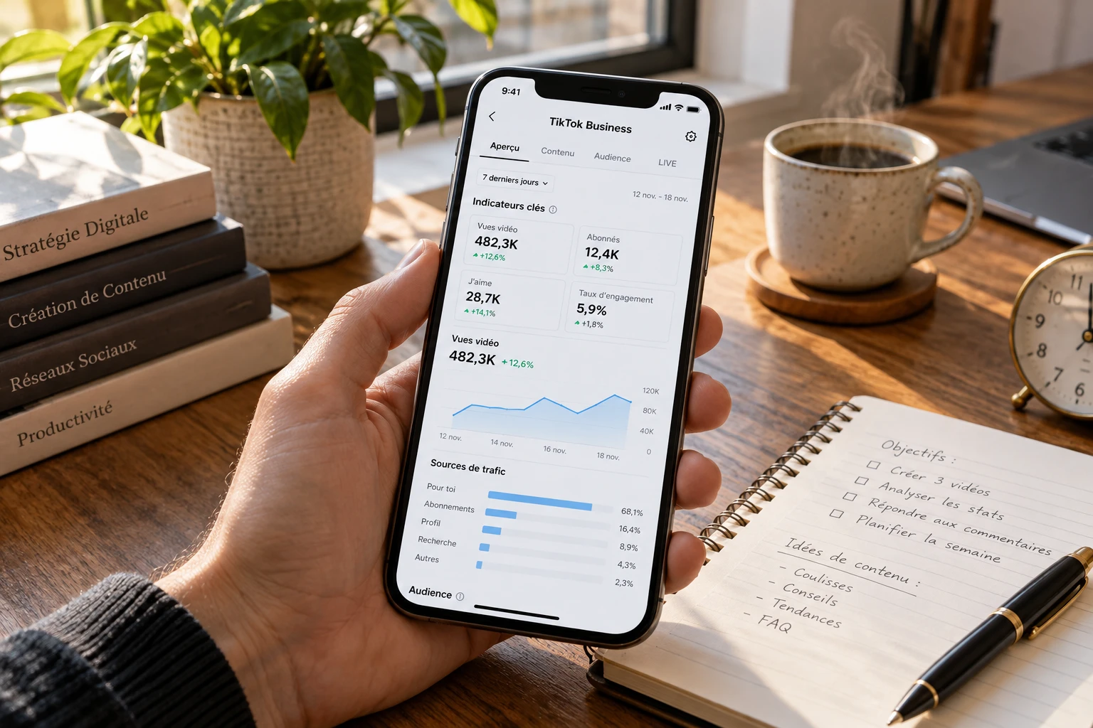 Quand poster sur TikTok : les bons horaires en France